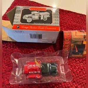 M.F.A. Oil Company Tanker Truck Ornament First Gear 2003 Original Package
